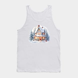 Holidays Christmas House Tank Top